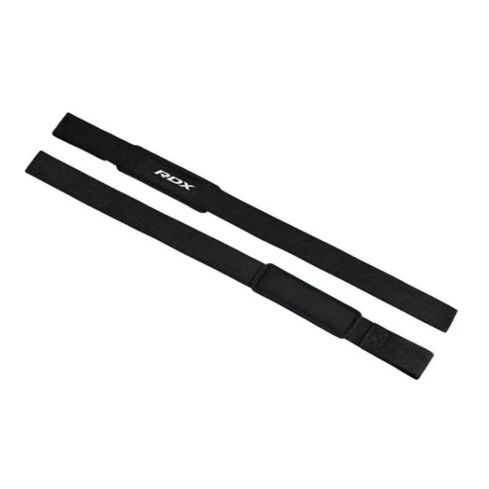 Лямки для тяги RDX W1 Gym Single Strap Black Plus (WAN-W1B+)