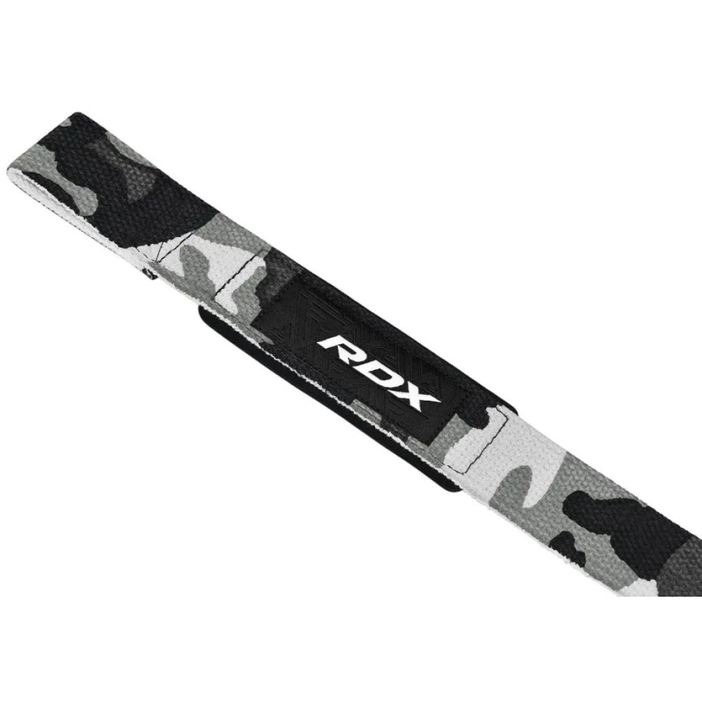 Лямки для тяги RDX W1 Gym Single Strap Camo Gray Plus (WAN-W1CG+)