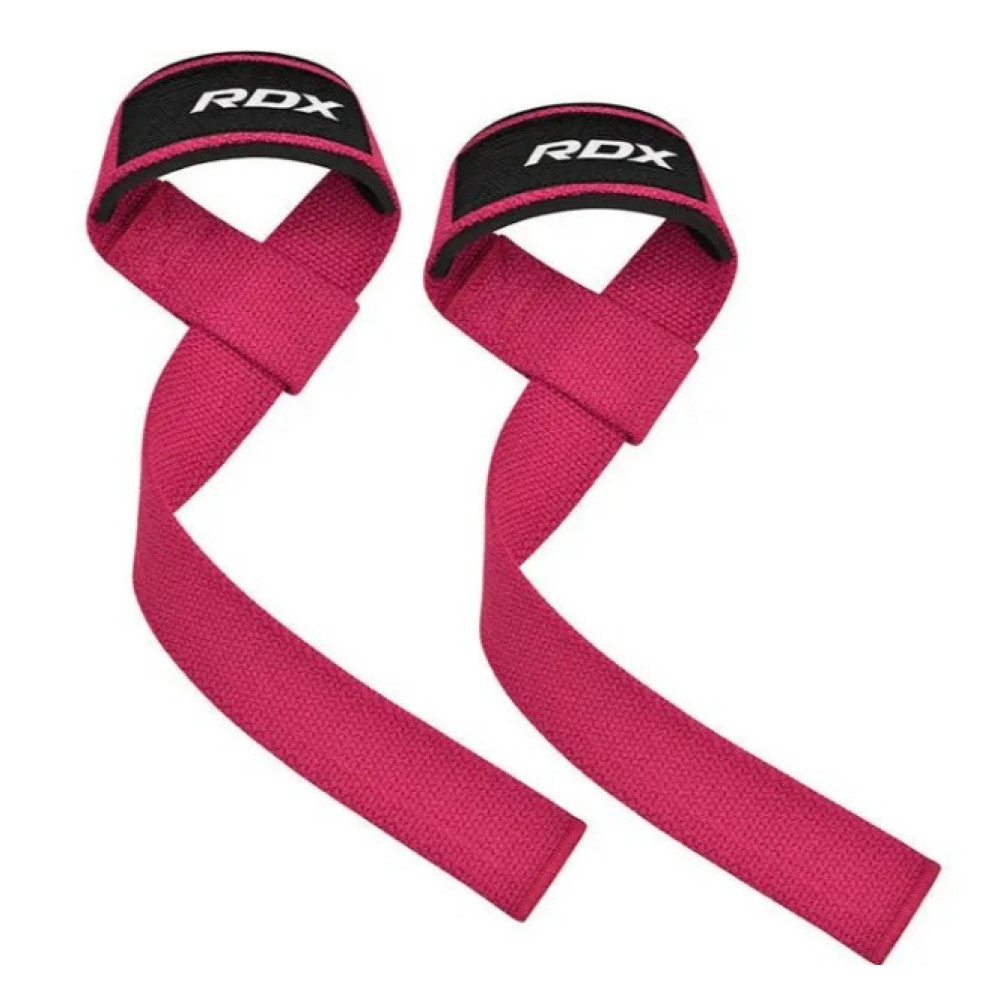 Лямки для тяги RDX W1 Gym Single Strap Pink Plus (WAN-W1P+)