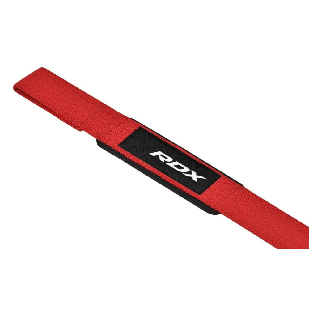 Лямки для тяги RDX W1 Gym Single Strap Red Plus (WAN-W1R+)