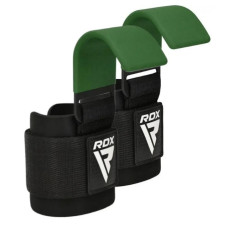 Крюки для тяги на запястье RDX W5 Gym Hook Strap Army Green Plus (WAN-W5AG+)