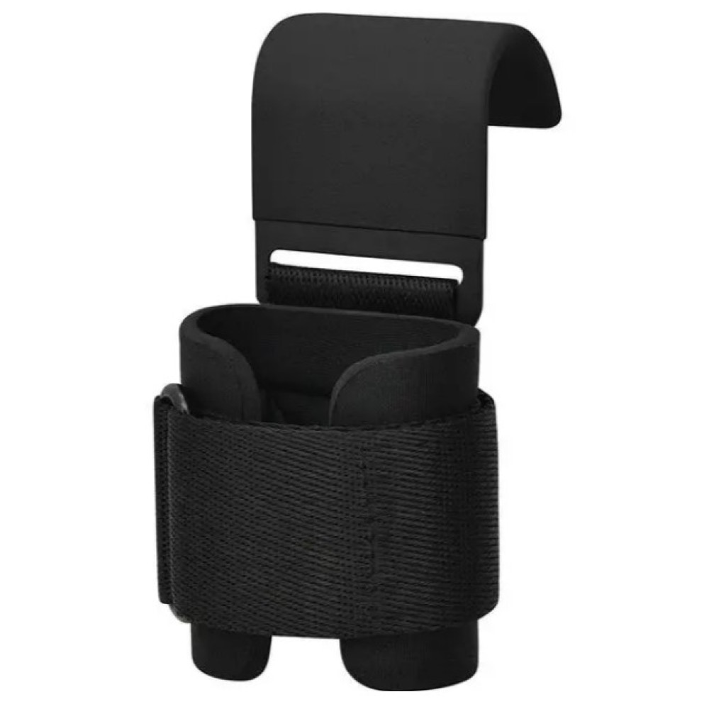 Гаки для тяги на зап'ястя RDX W5 Gym Hook Strap Black Plus (WAN-W5B+)