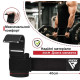 Гаки для тяги на зап'ястя RDX W5 Gym Hook Strap Black Plus (WAN-W5B+)