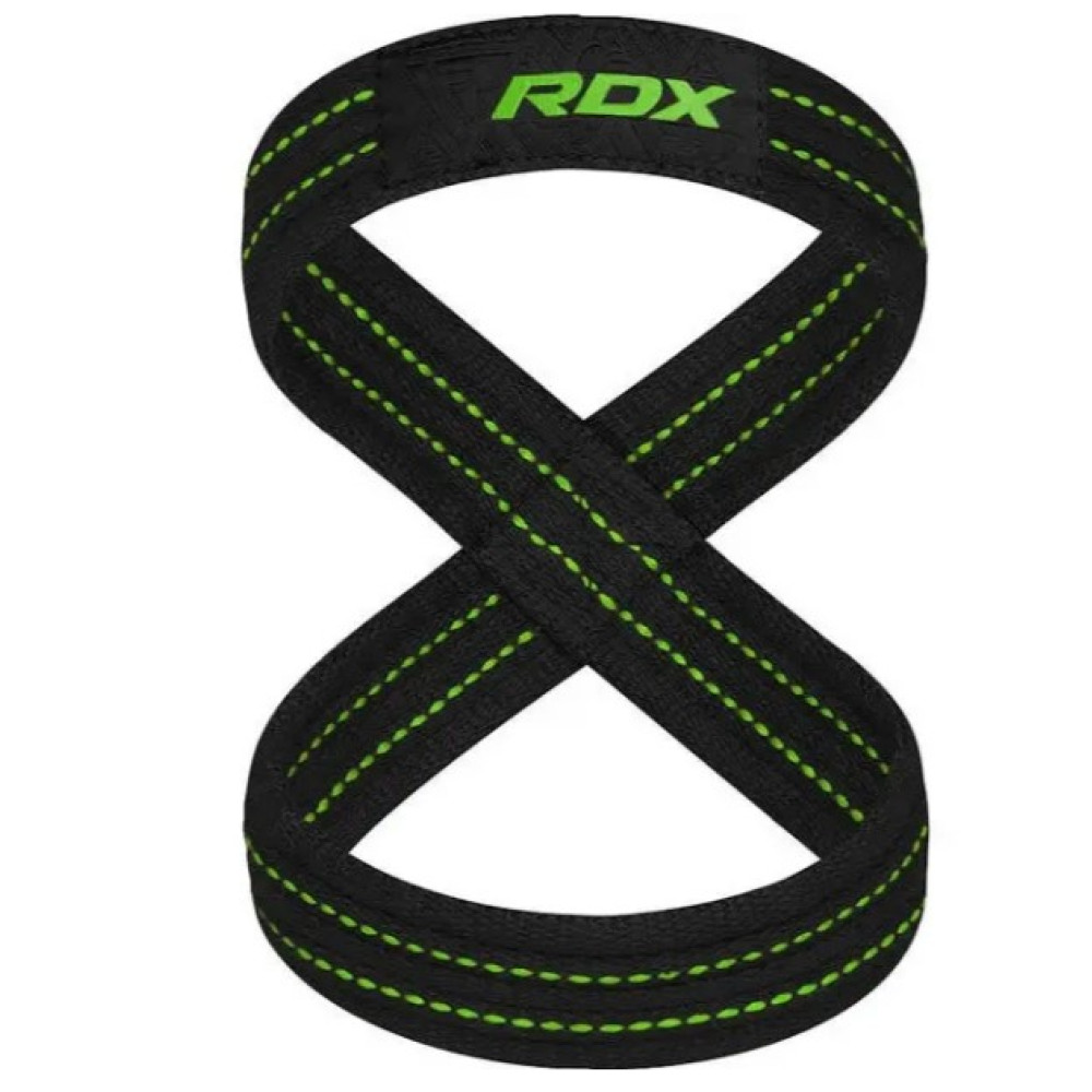 Силові ремені RDX Gym Lifting 8 Figure Straps Army Green S (WAC-W8AGN-S)