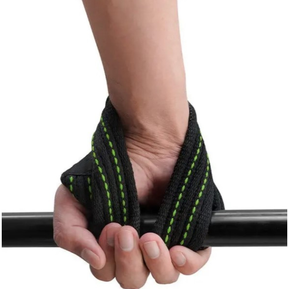 Силові ремені RDX Gym Lifting 8 Figure Straps Army Green S (WAC-W8AGN-S)