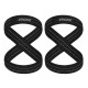 Силові ремені RDX Gym Lifting 8 Figure Straps Gray M (WAC-W8G-M)
