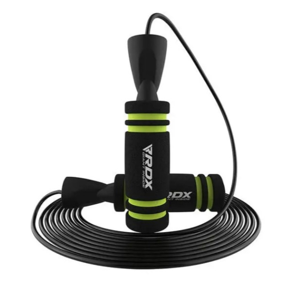 Скакалка швидкісна RDX X2 з обтяжувачами Green 3 м (SRPF-X2GN-10.3FT)