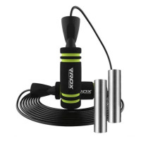 Скакалка швидкісна RDX X2 з обтяжувачами Green 3 м (SRPF-X2GN-10.3FT)