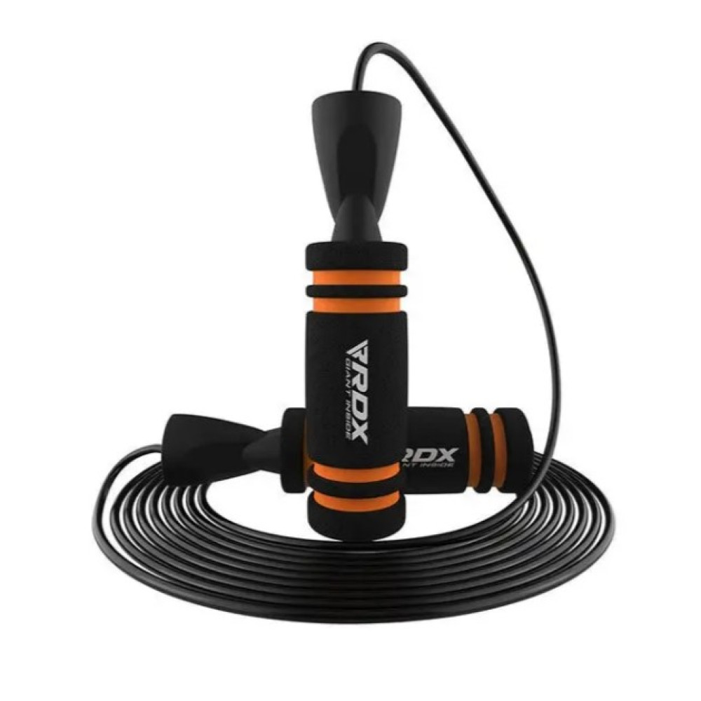 Скакалка швидкісна RDX X2 з обтяжувачами Orange 3 м (SRPF-X2O-10.3FT)