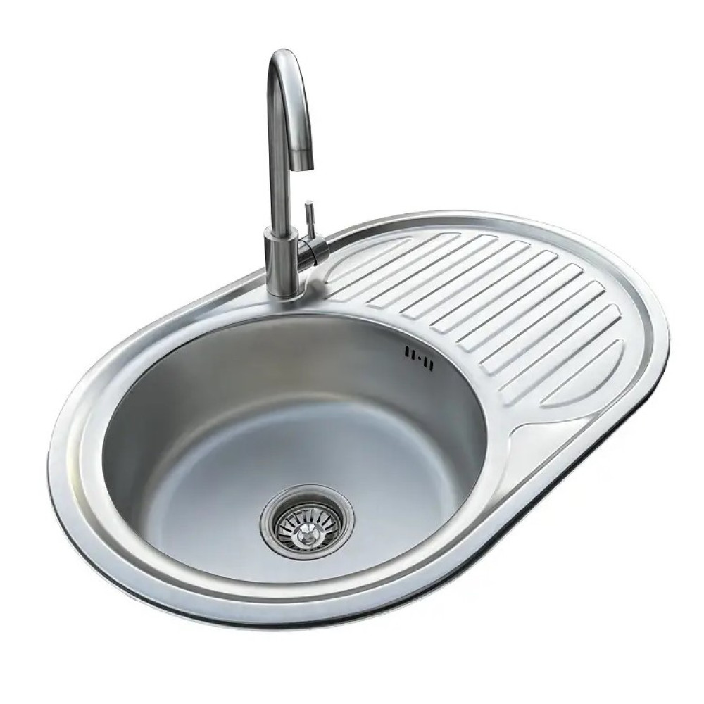 Комплект мийка + змішувач Romzha Dana Nova Satin (A) RO41222