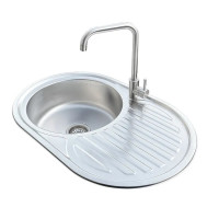 Комплект мойка + смеситель Romzha Dana Nova Satin (B) RO41223