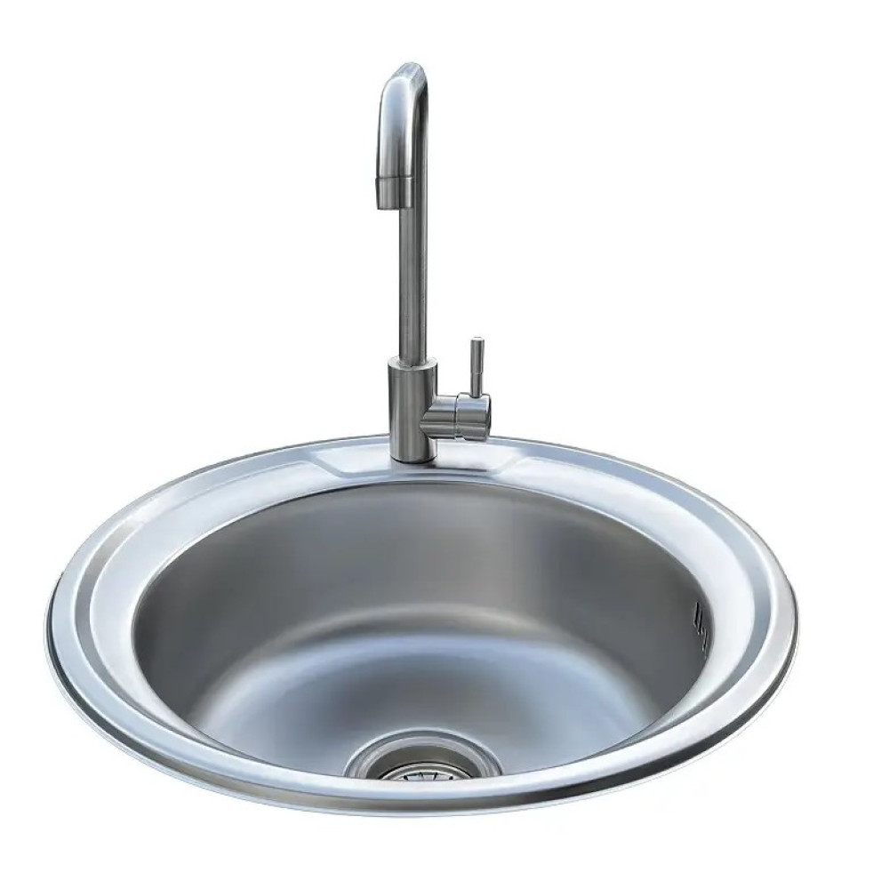 Комплект мийка + змішувач Romzha Sorin Satin (B) RO41229