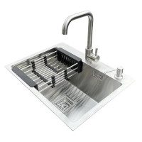 Комплект мойка + смеситель Romzha Arta Nova U-550 (B) RO41238