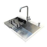 Комплект мийка + змішувач Romzha Arta Nova U-600 (B) RO41240