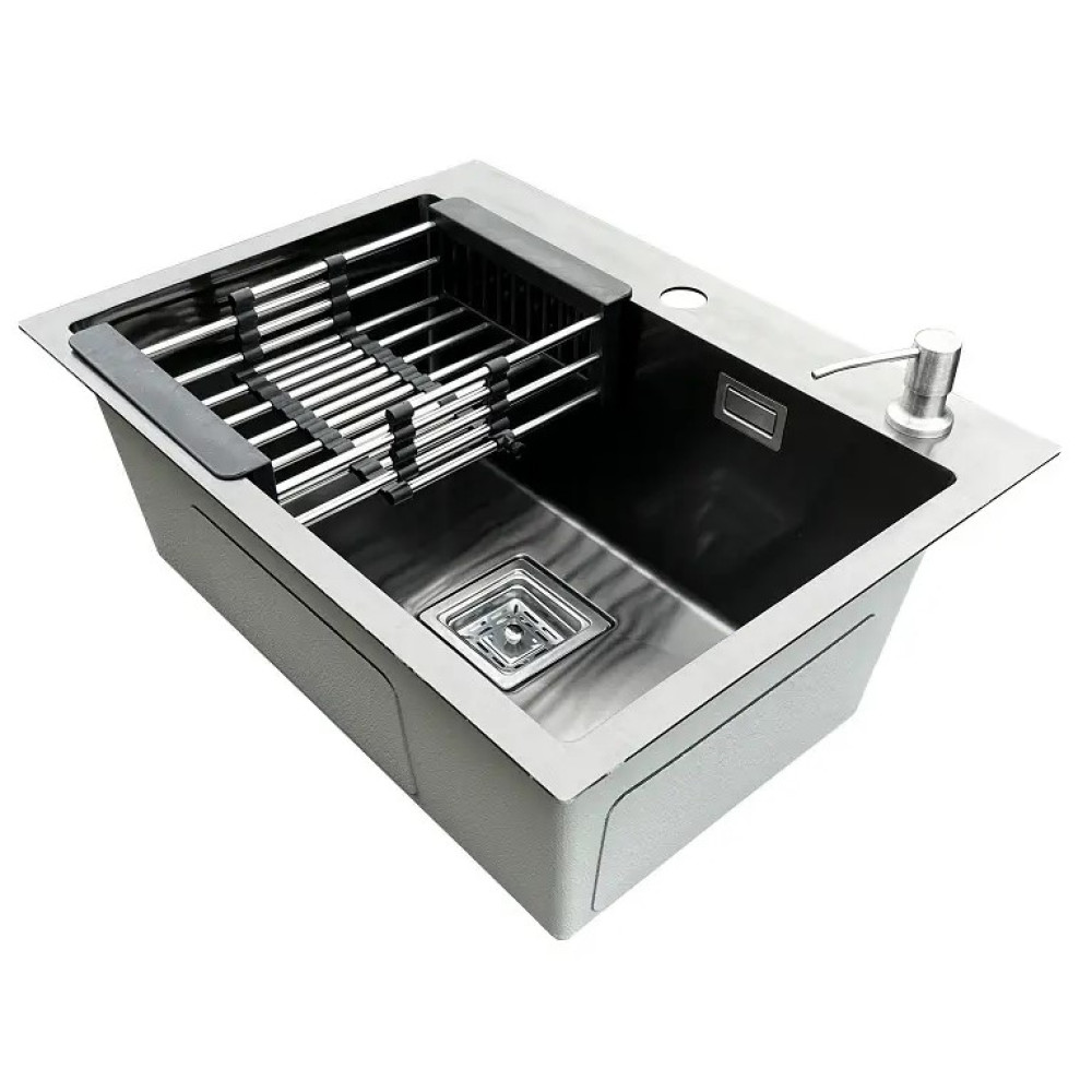Кухонна мийка Romzha Arta Nova U-550 BL RO41247