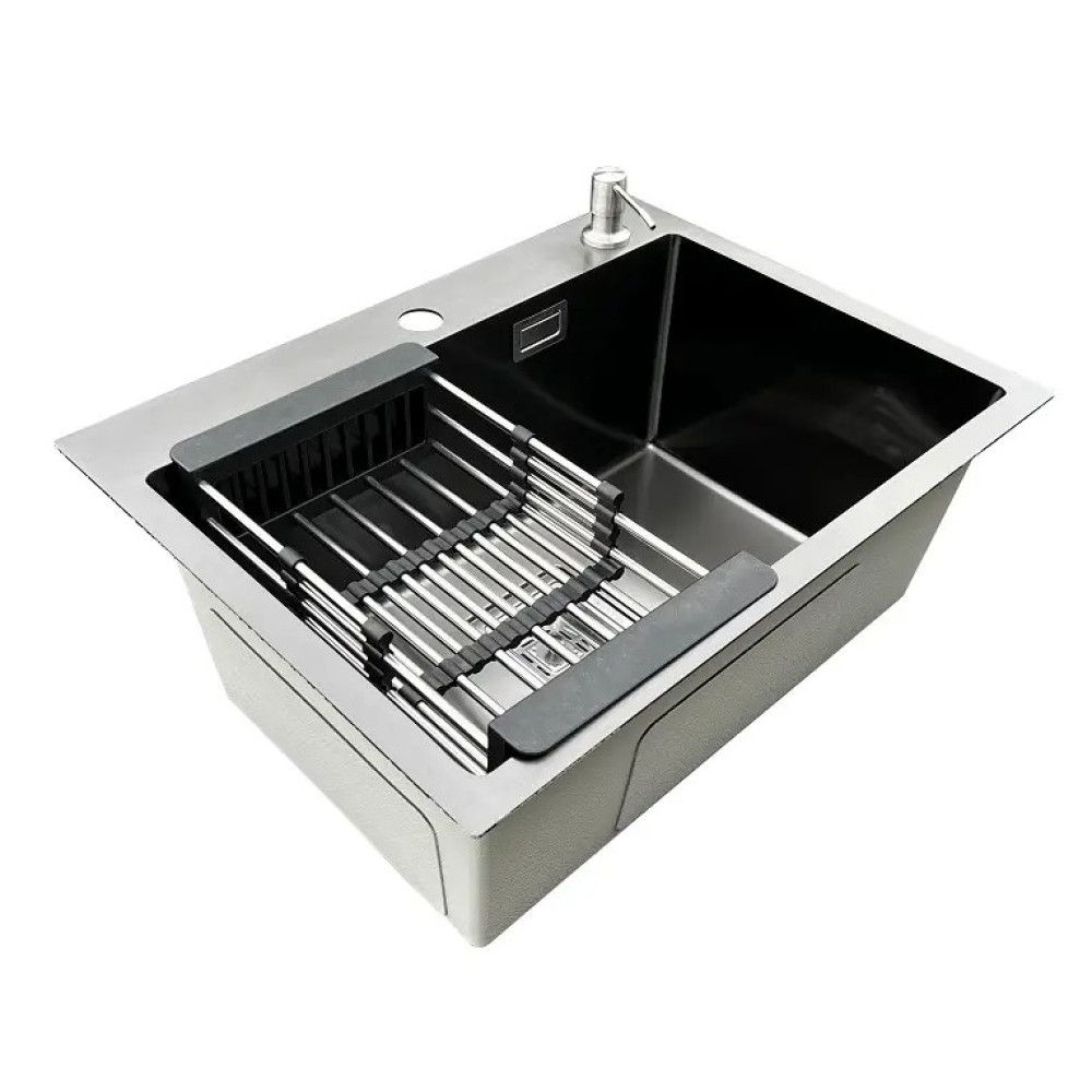 Кухонна мийка Romzha Arta Nova U-550 BL RO41247