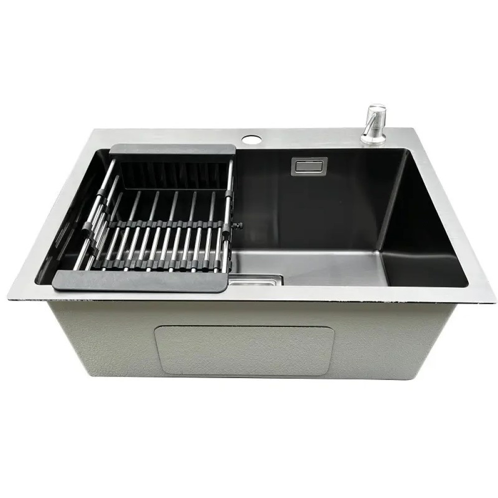 Кухонна мийка Romzha Arta Nova U-550 BL RO41247