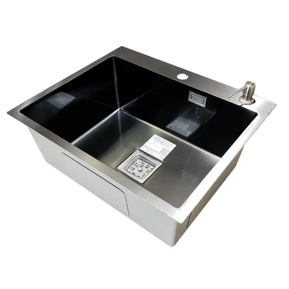 Кухонна мийка Romzha Arta Nova U-550 Max BL RO41501