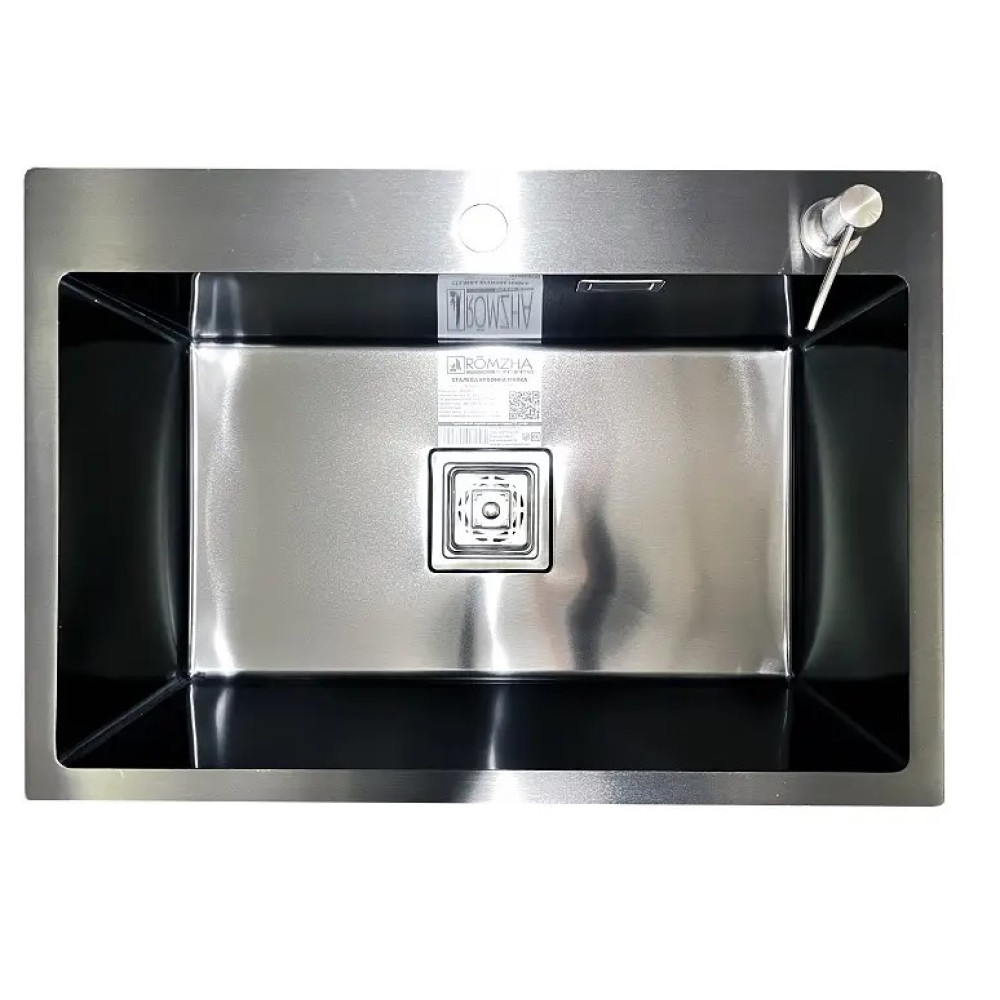 Кухонна мийка Romzha Arta Nova U-600 BL RO41502