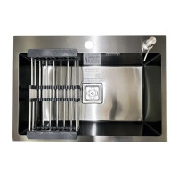 Кухонна мийка Romzha Arta Nova U-600 BL RO41502