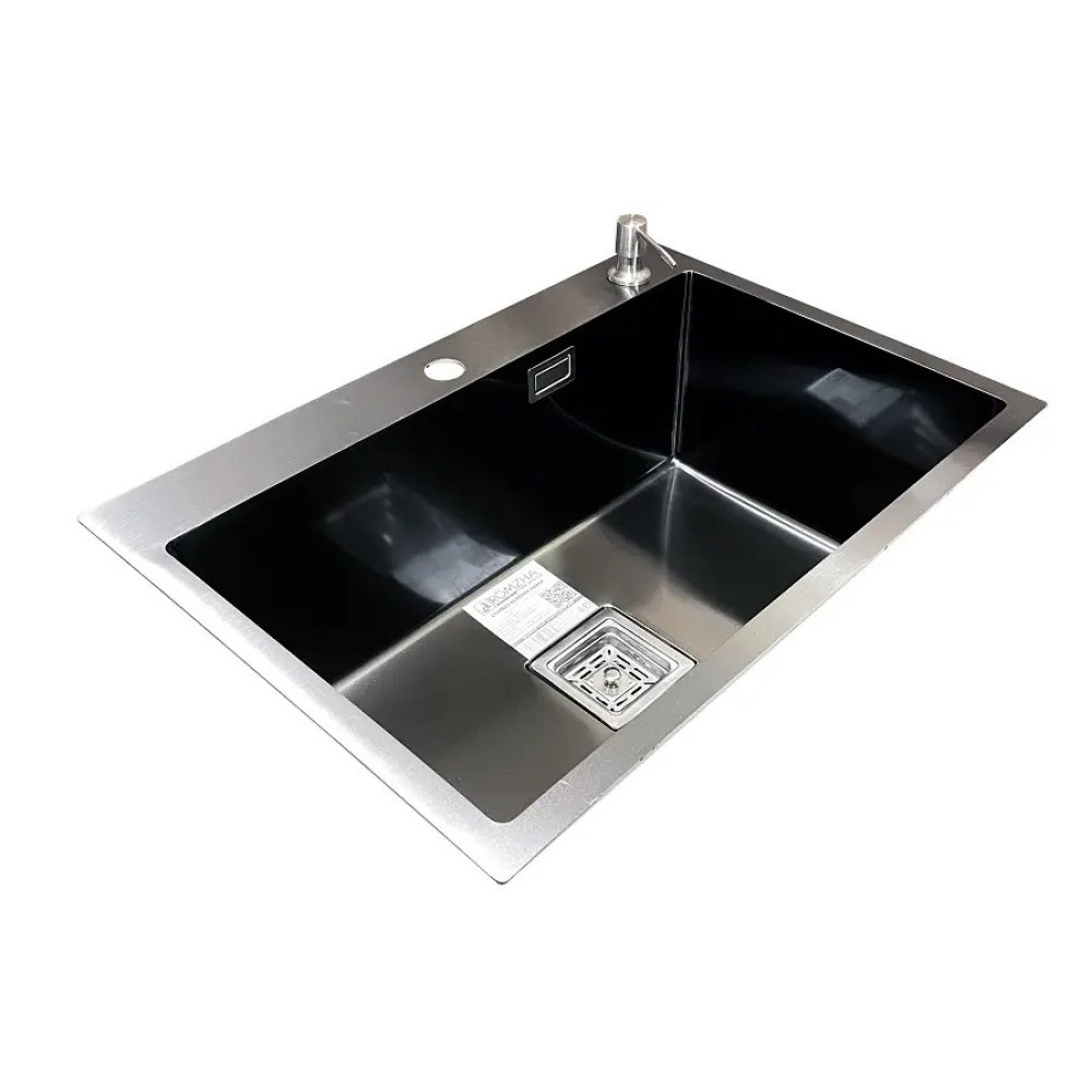 Кухонна мийка Romzha Arta Nova U-600 BL RO41502