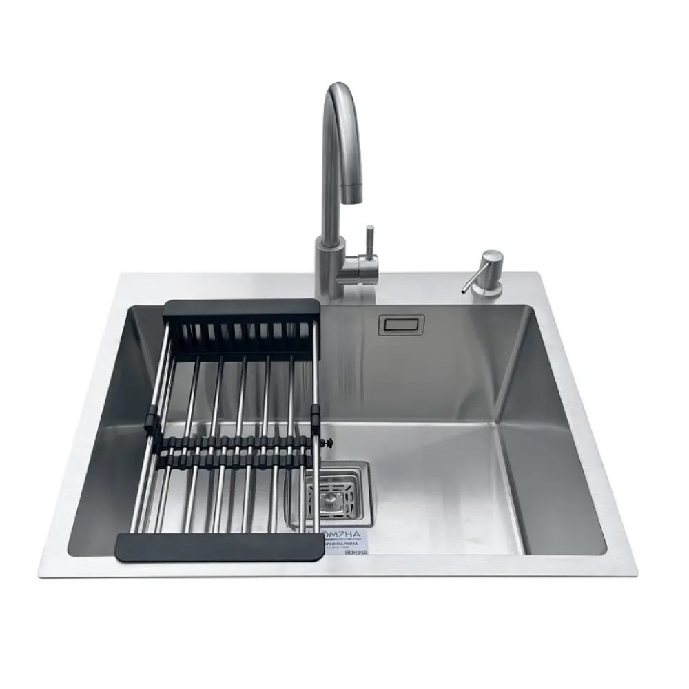 Комплект мийка + змішувач Romzha Arta Nova U-550 Max (A) RO41508