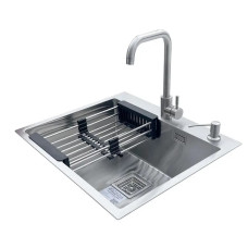 Комплект мийка + змішувач Romzha Arta Nova U-550 Max (B) RO41509