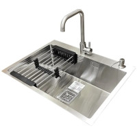 Комплект мойка + смеситель Romzha Arta Nova U-650 Max (B) RO41511