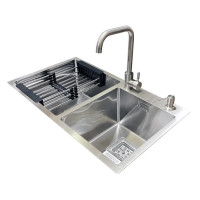 Комплект мойка + смеситель Romzha Arta Nova U-750D (B) RO41530