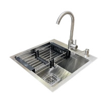 Комплект мойка + смеситель + дозатор Romzha Arta Nova U-450(A) RO41532