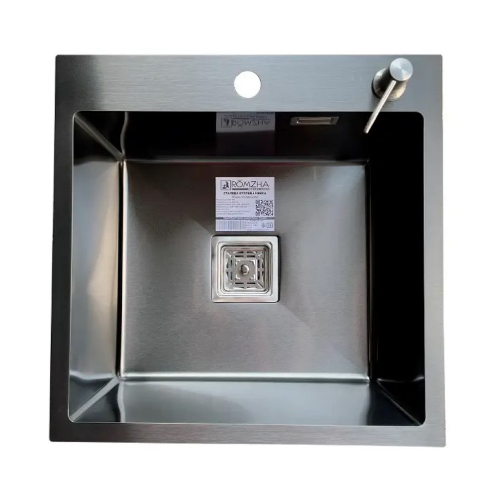 Кухонна мийка Romzha Arta Nova U-450 BL RO43491