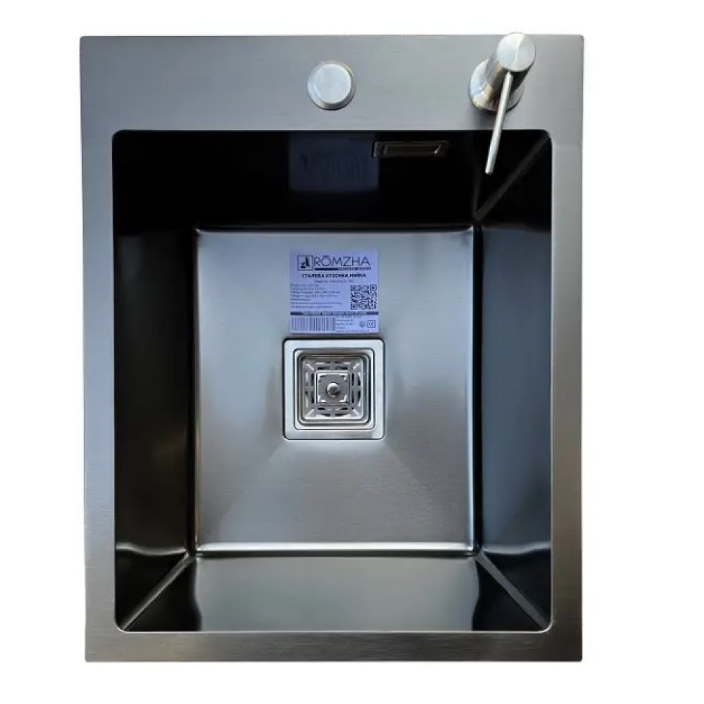 Кухонна мийка Romzha Arta Nova U-350 BL RO47789