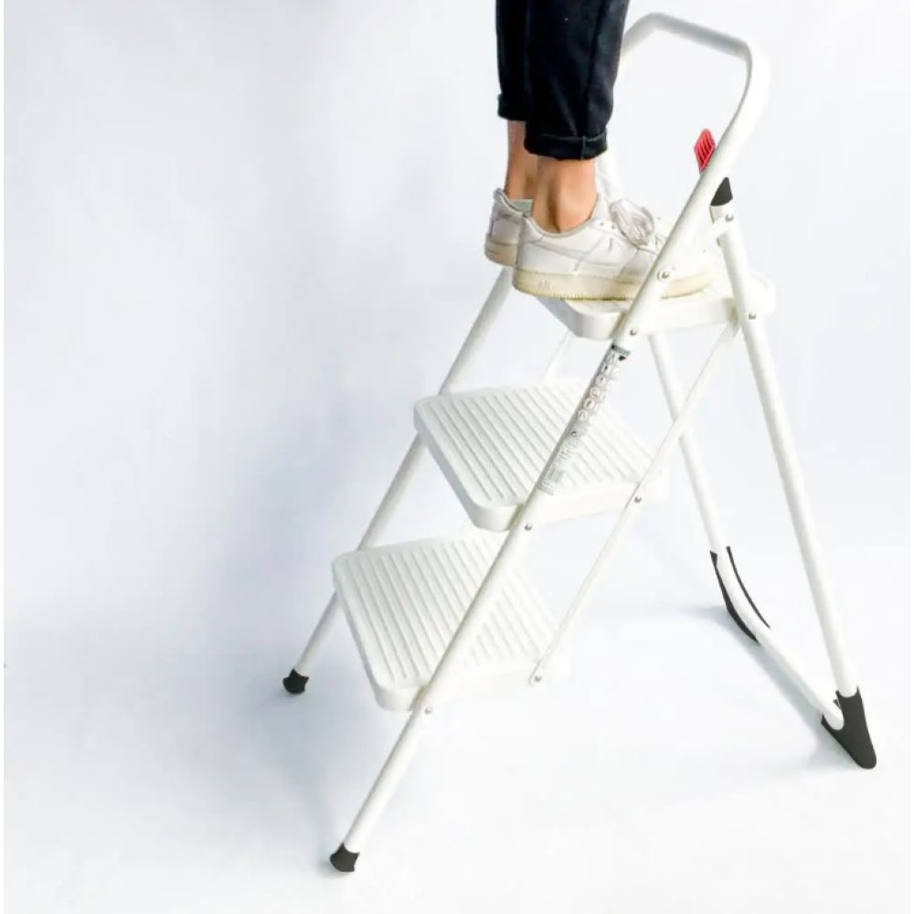 Лестница Rolser Taburete M/11 UNE 3 ступени Blanco (MET004-1024)