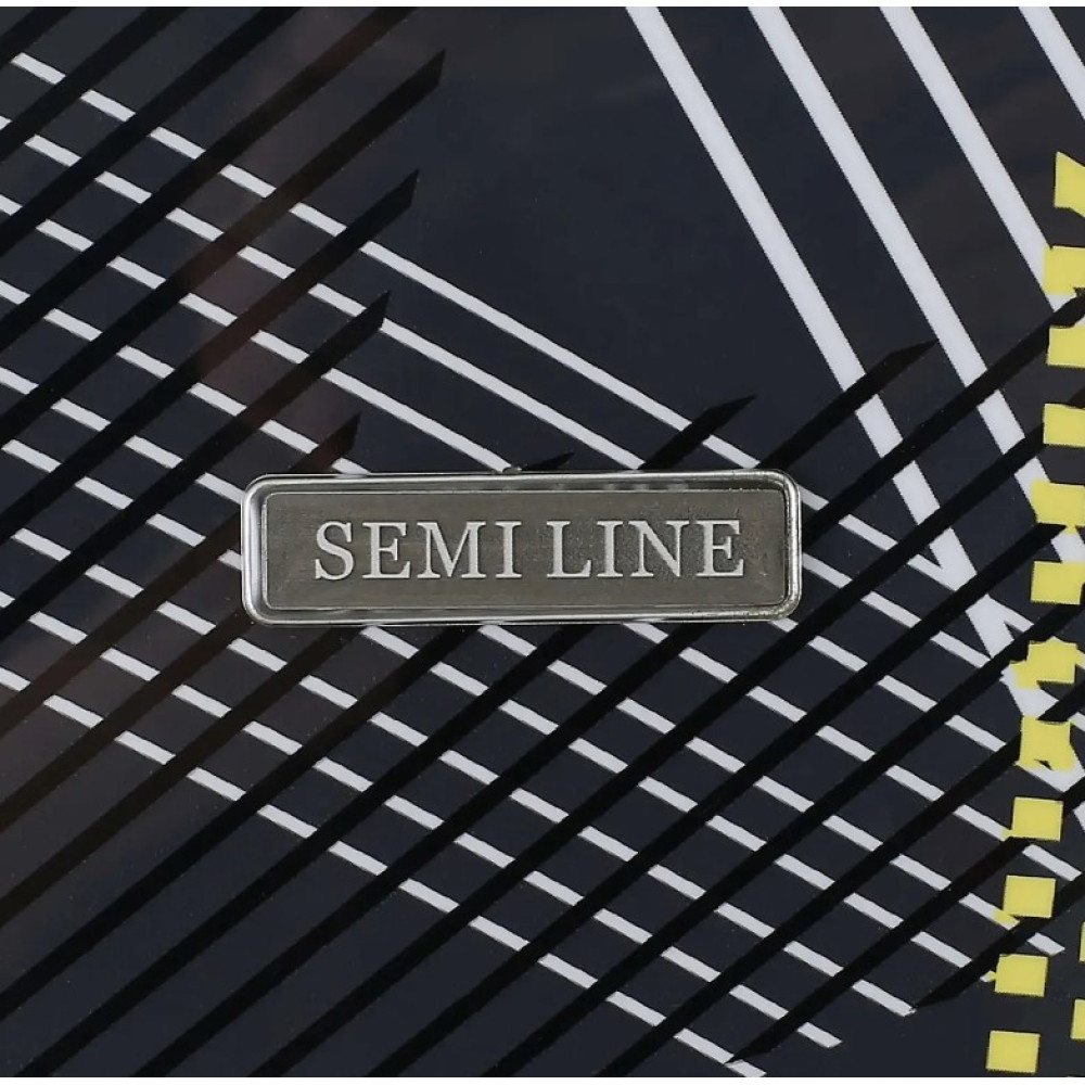 Валіза Semi Line 24" (M) Black Pattern (T5651-2) (DAS302324)