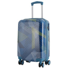 Чемодан Semi Line 20" (S) Blue Pattern (T5652-1) (DAS302326)
