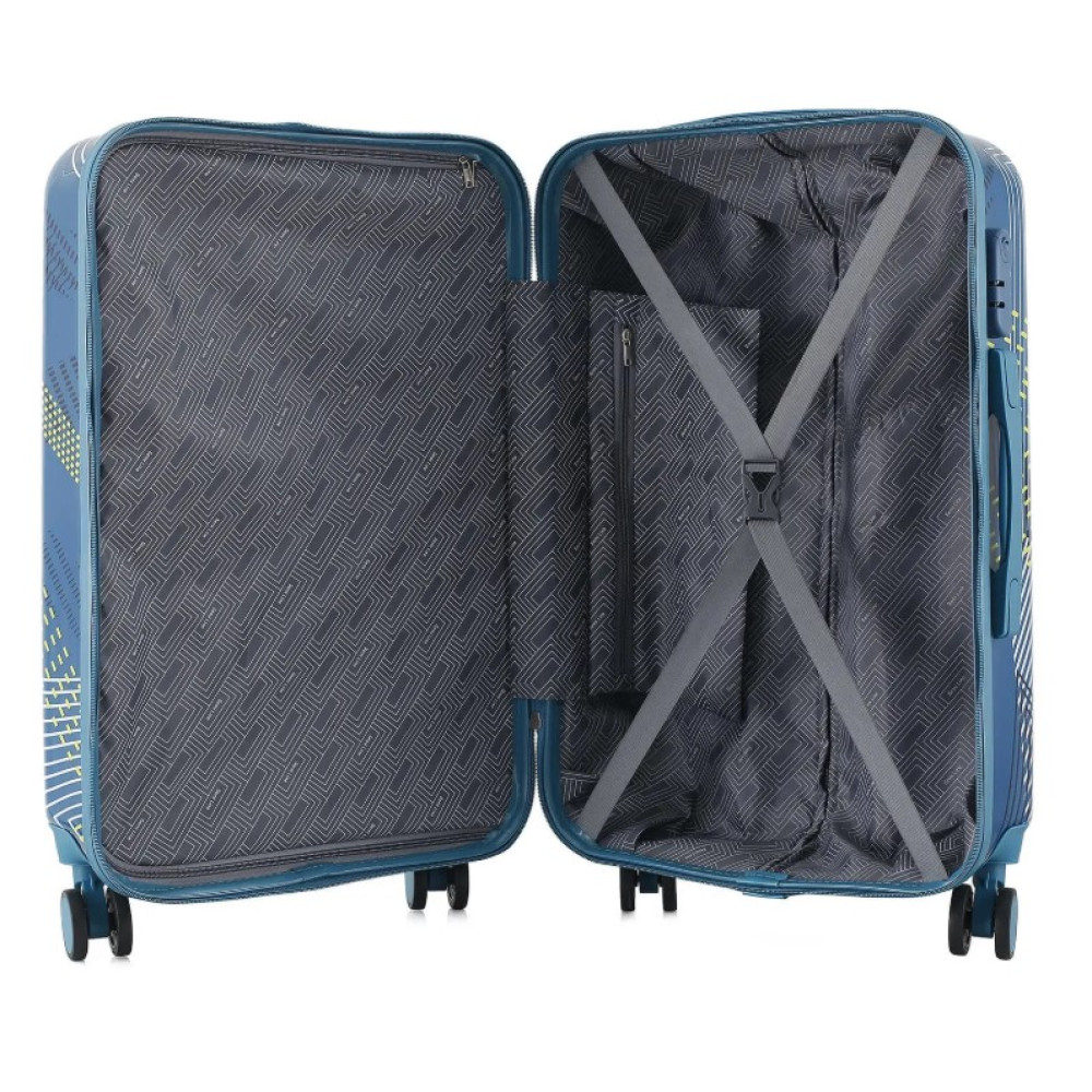 Чемодан Semi Line 24" (M) Blue Pattern (T5652-2) (DAS302327)