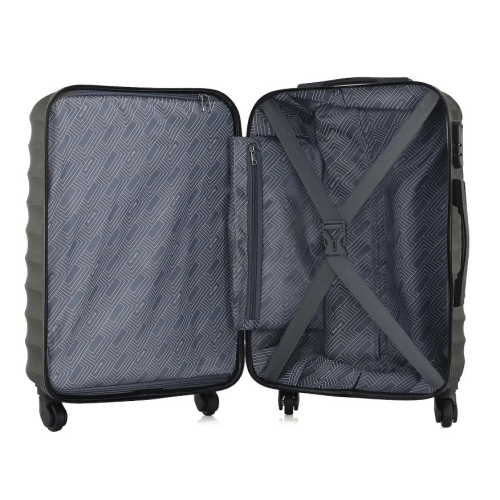 Чемодан Semi Line 24" (M) Black (T5634-2) (DAS302597)