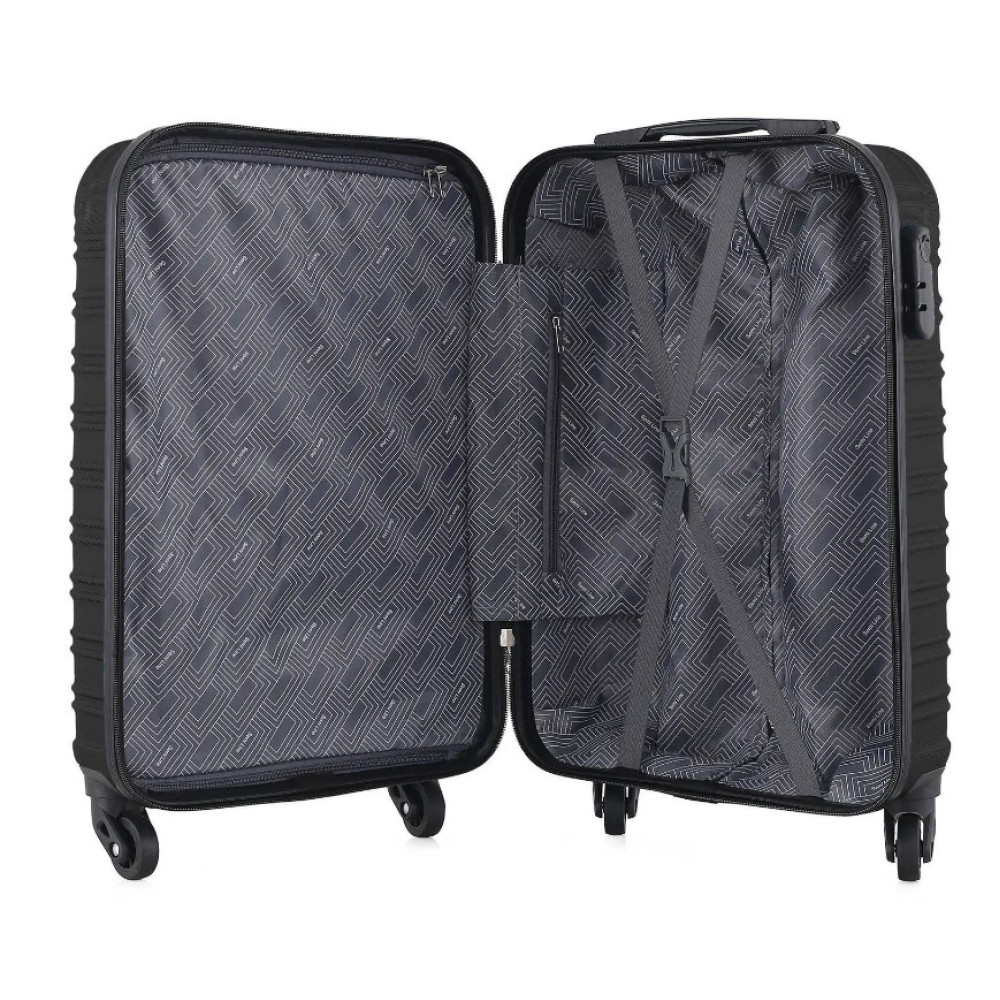 Валіза Semi Line 20" (S) Black (T5636-1) (DAS302602)