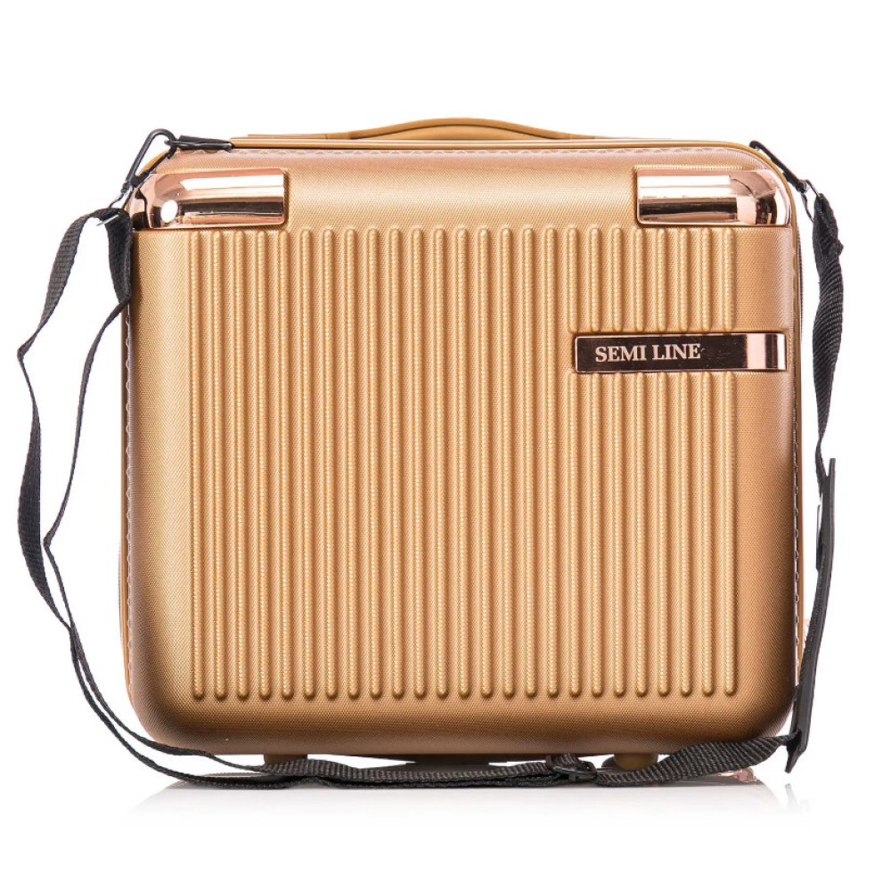 Бьюті-кейс Semi Line 16L Gold (T5663-2) (DAS302639)
