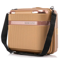 Бьюті-кейс Semi Line 16L Gold (T5667-1) (DAS302653)