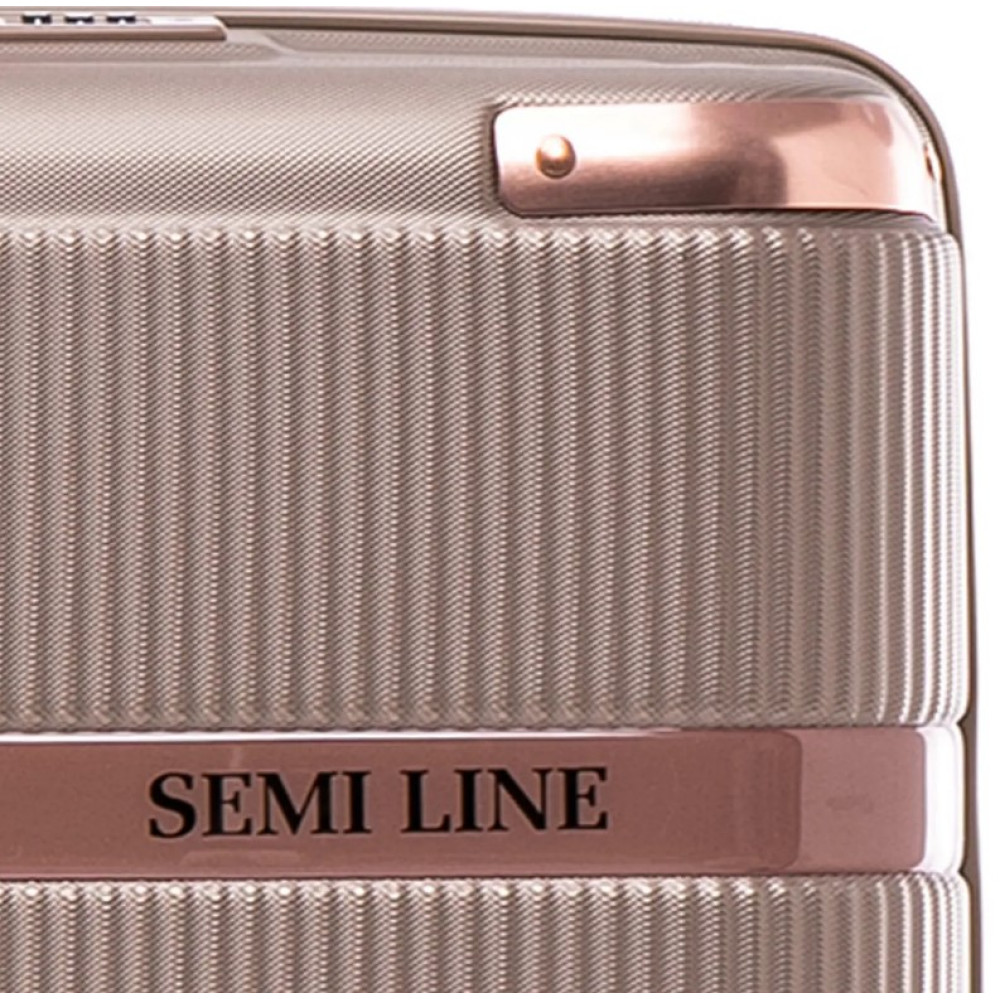 Валіза Semi Line 20" (S) Champagne (T5668-2) (DAS302658)