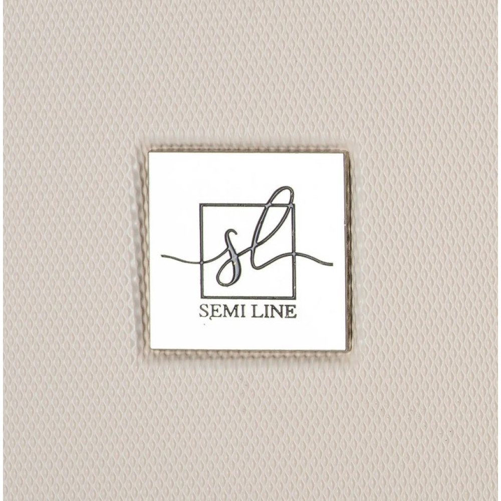 Бьюти-кейс Semi Line 5L Ecru/Brown (T5670-1) (DAS302665)