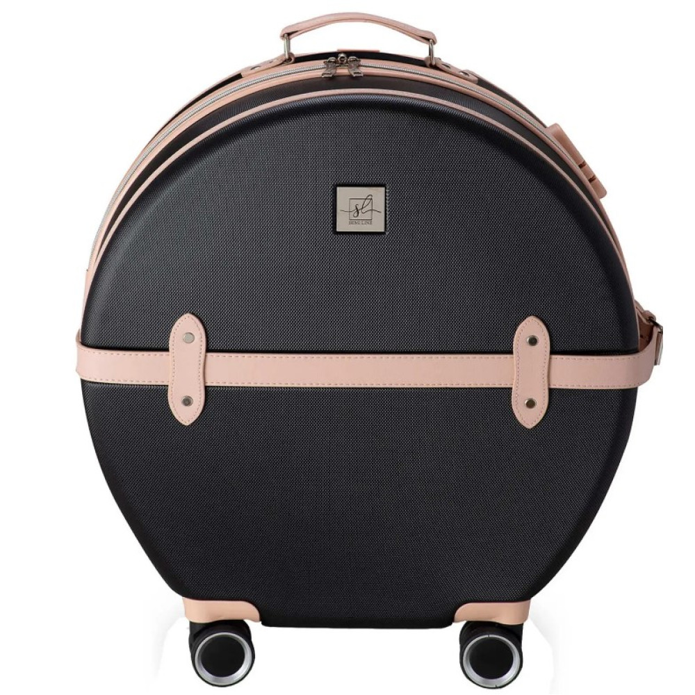Валіза Semi Line 20" (S) Black/Pink Cream (T5671-2) (DAS302670)
