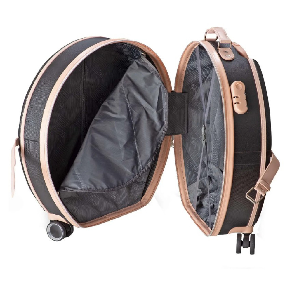 Чемодан Semi Line 24" (M) Black/Pink Cream (T5671-3) (DAS302671)