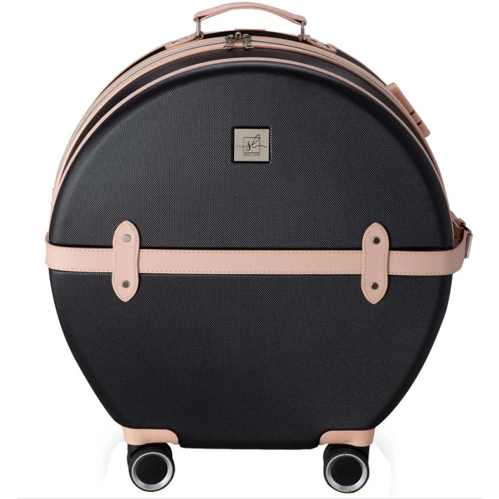 Чемодан Semi Line 24" (M) Black/Pink Cream (T5671-3) (DAS302671)