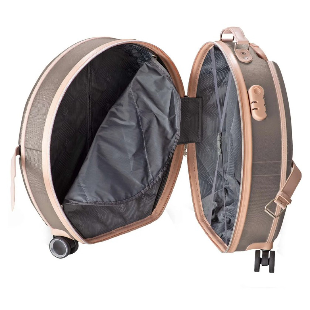 Чемодан Semi Line 24" (M) Brown/Pink Cream (T5673-3) (DAS302679)