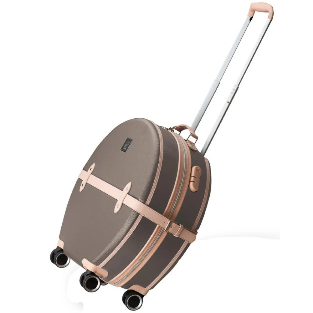 Чемодан Semi Line 24" (M) Brown/Pink Cream (T5673-3) (DAS302679)