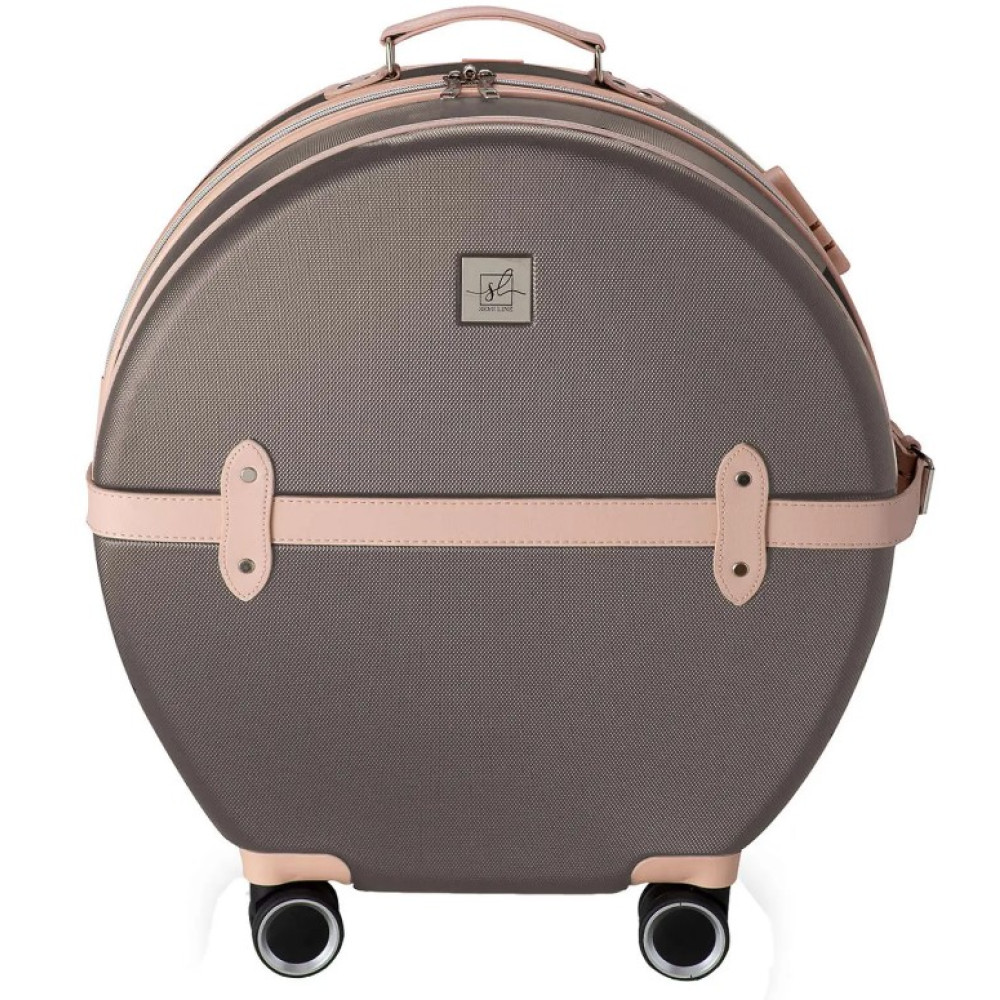 Чемодан Semi Line 24" (M) Brown/Pink Cream (T5673-3) (DAS302679)
