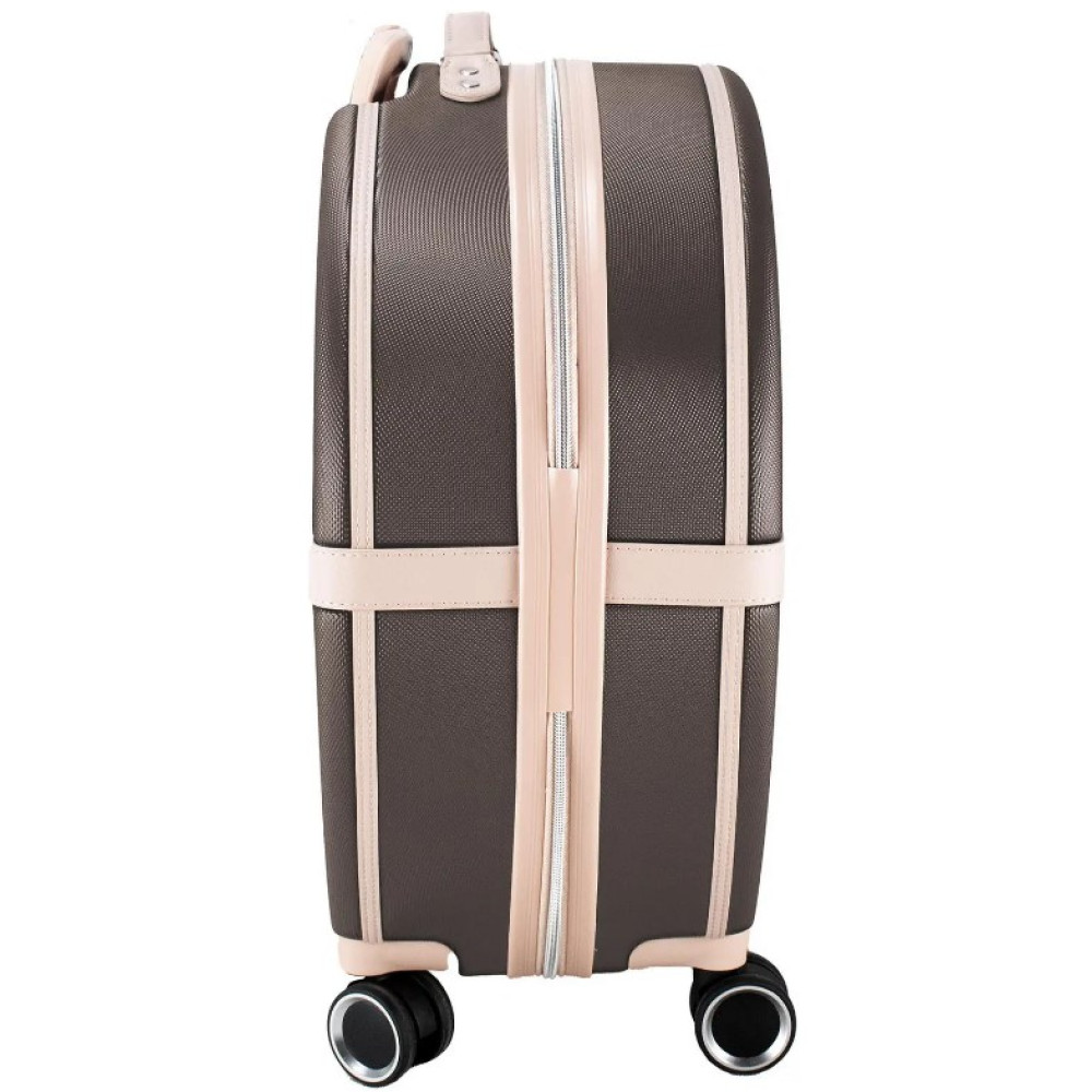 Чемодан Semi Line 24" (M) Brown/Pink Cream (T5673-3) (DAS302679)