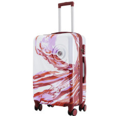 Чемодан Semi Line 24" (M) White/Red Print (T5654-2) (DAS302889)